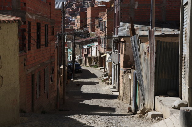 Zomaar een straat in La Paz