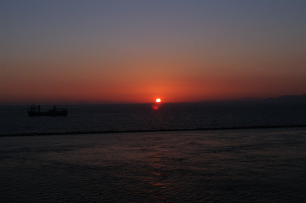 Zonsondergang Lefkas