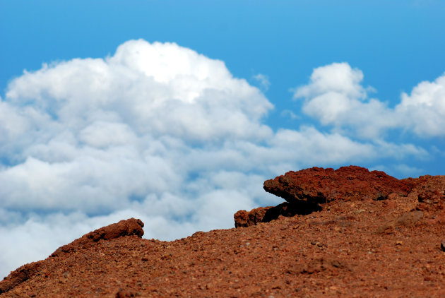 Wolken en lava