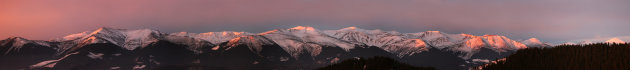 Chornogora range at morning