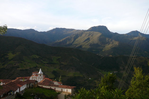 Los Nevados vroeg in de ochtend