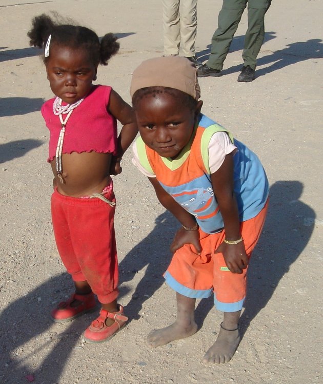 Kinderen uit een township