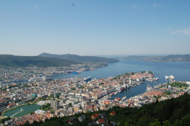 Uitzicht over de haven