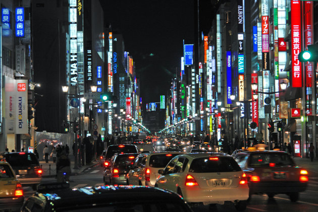 Ginza by night