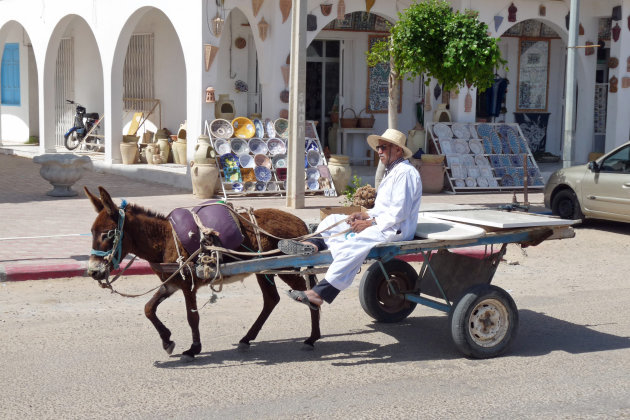 Ezelswagen op Djerba