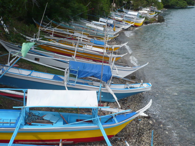 Vissersbootjes in Batangas