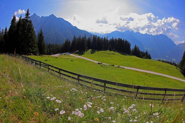 Berglandschap bij Insbrück