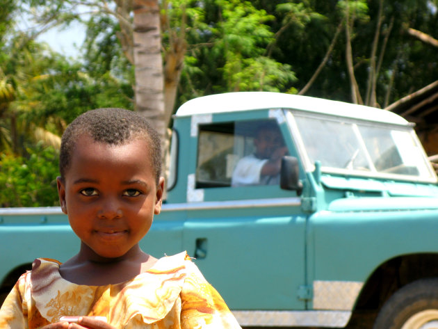 child & car