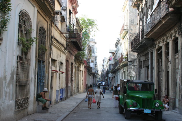 Straat in Habana Vieja