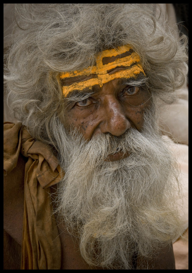 Sad Sadhu Eyes