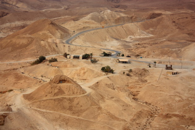 Uitzicht vanaf de Masada