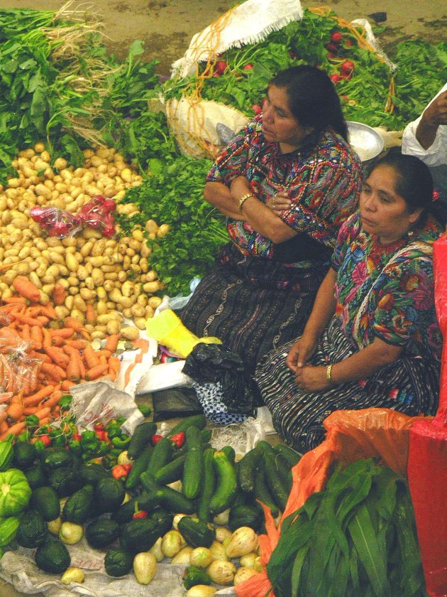 kleurige markt van Chichicastenango