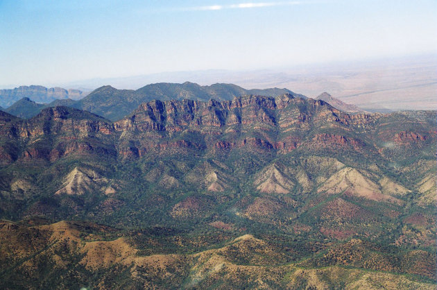 Flinders Ranges vanuit de lucht