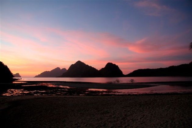 Zonsondergang El Nido