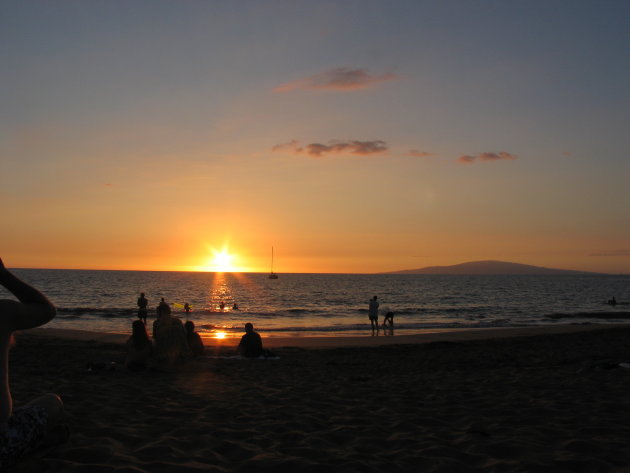 Zonsondergang op Maui