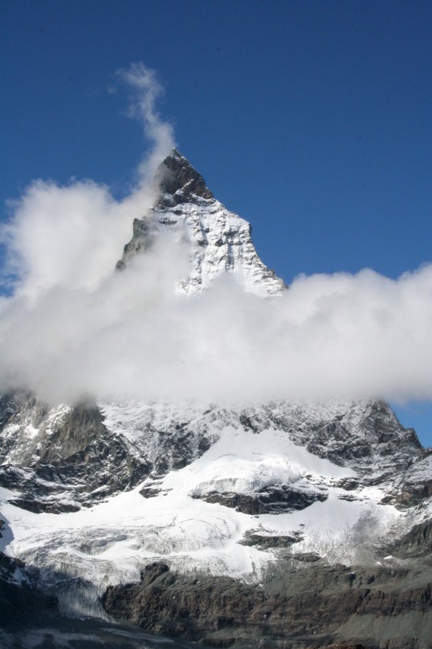 Sneeuw op de Matterhorn