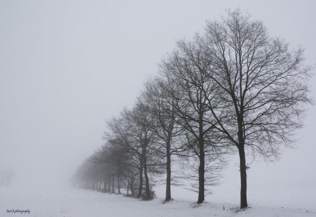 mist en sneeuw