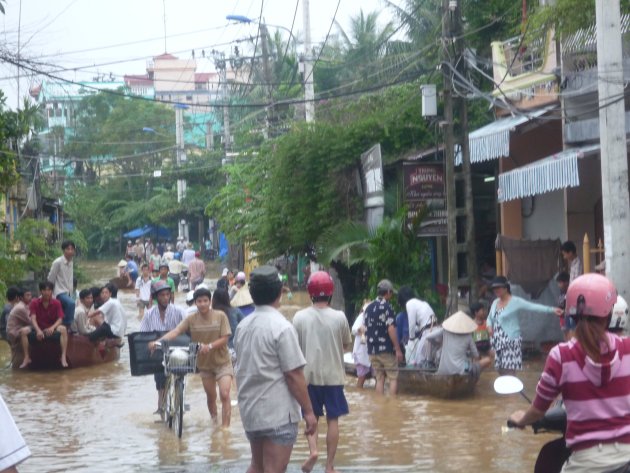 Wateroverlast in Hoi An