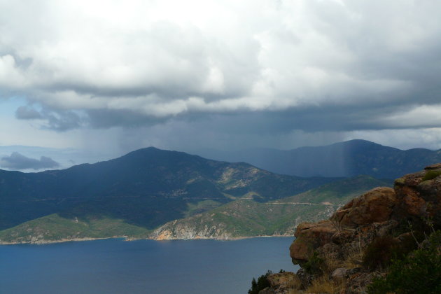 Regen op Corsica