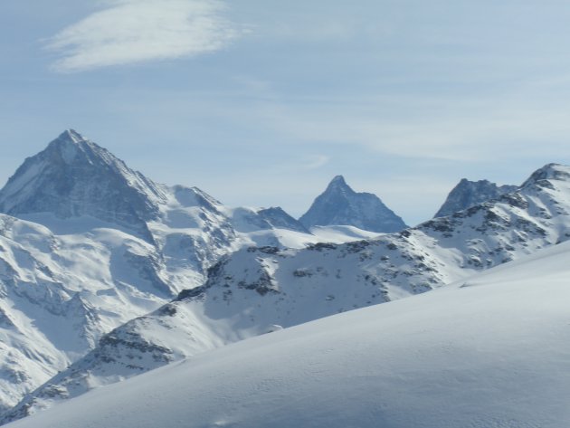 Dent Blanche en Matterhorn