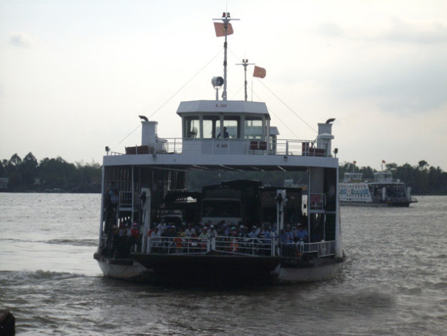 Veerdienst over de mekong