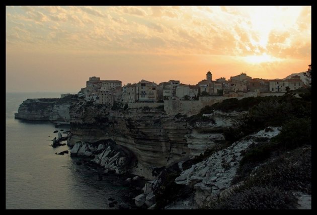 Bonifacio at sunset