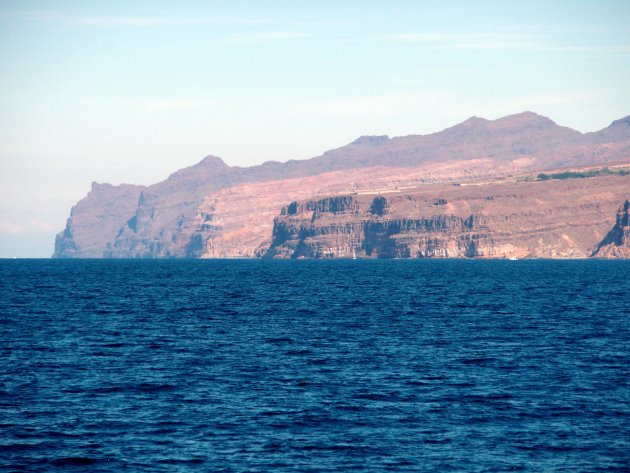 Uizicht op Gran Canaria nabij La Playa de Mogán