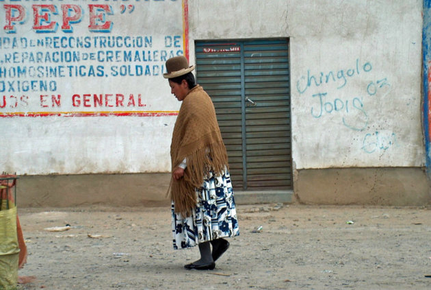 Bolivian traditional woman