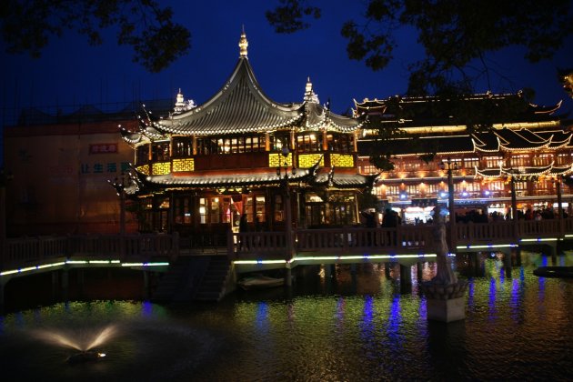  Yuyuan bij nacht
