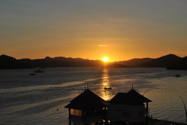 Zonsondergang Coron