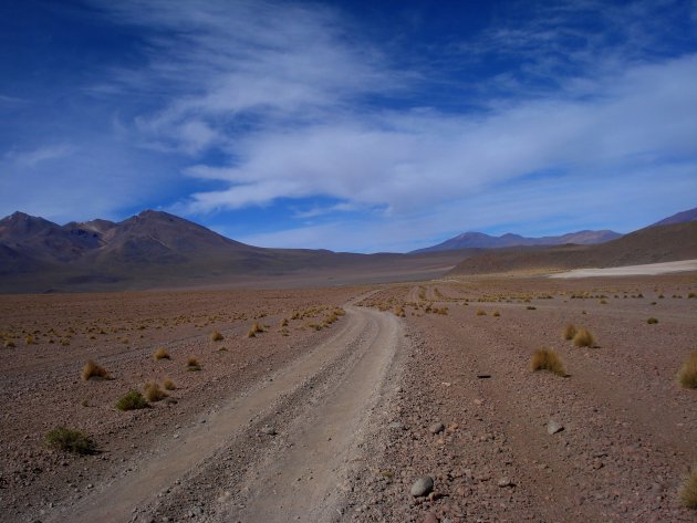Weg van San Pedro de Atacama naar Uyuni