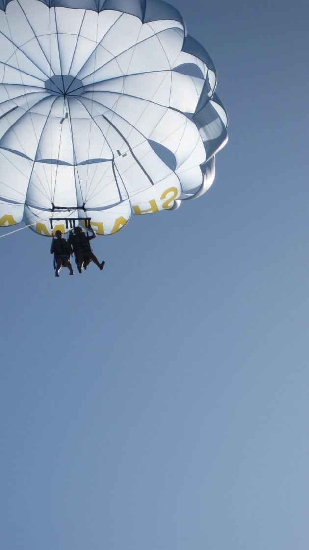 hoog in de lucht