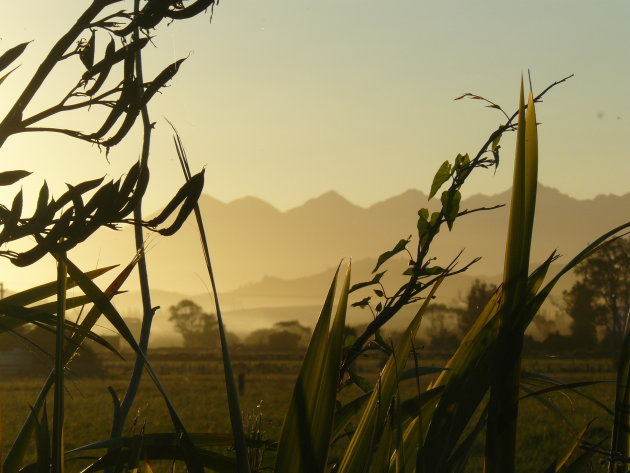 Sunset in Kaikoura