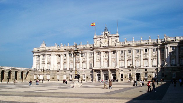 Koninklijk Paleis in Madrid.