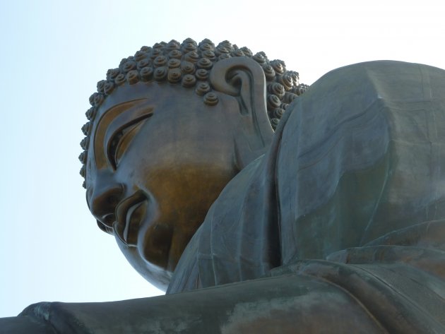 Big Boeddah op Hong Kong island nabij het Po Lin Klooster 