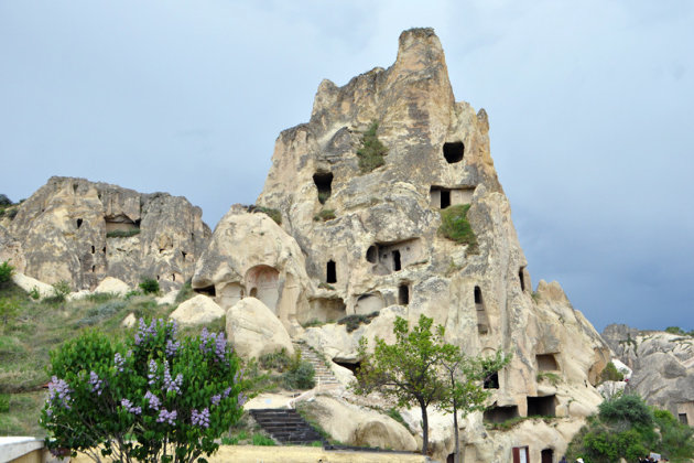 Het nonnenklooster in het dal van Göreme