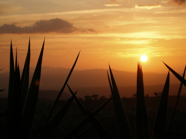 Zonsondergang in Rincon de la Vieja 