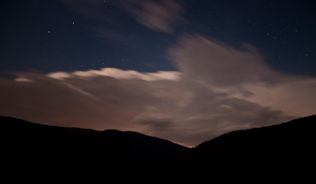 De nacht in de Sierra de Guara