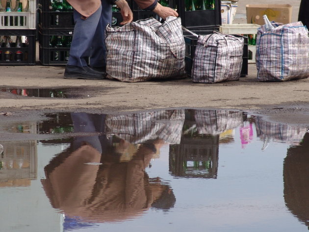 markt, buitengebied Kiev