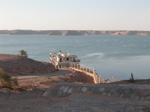 desolate Nassermeer in Zuid Egypte