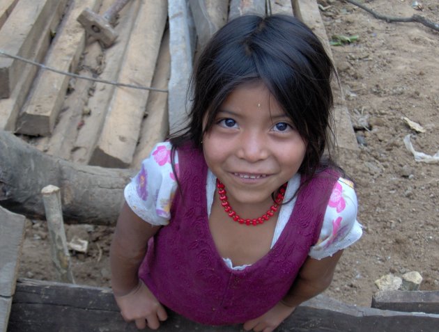 locaal meisje Tajumulco Guatemala