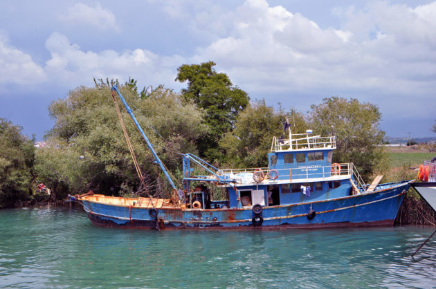 Vissersboot op de Manavgatrivier