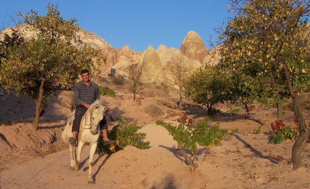 Avondritje te paard