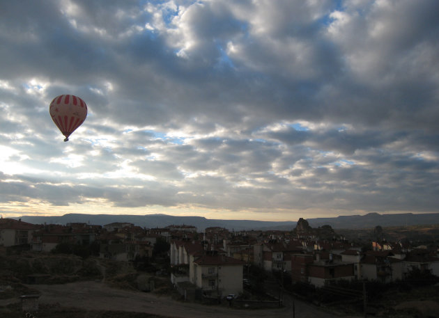 Luchtballon over Cappadocie