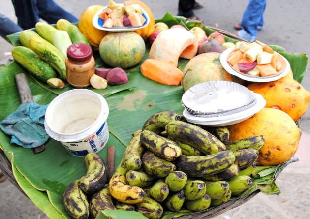 Bakje fruit.