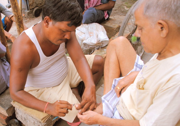 De pedicuur.