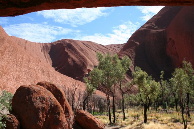 Uluru framed 