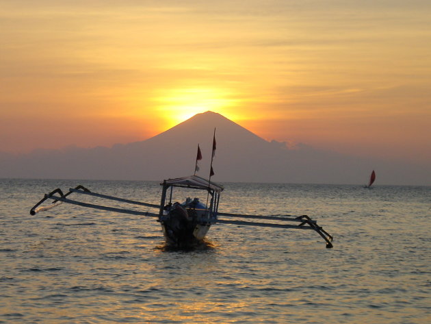 Sunset op Lombok