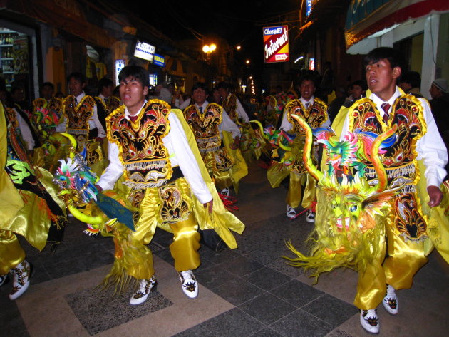 'Studenten' feest in Puno