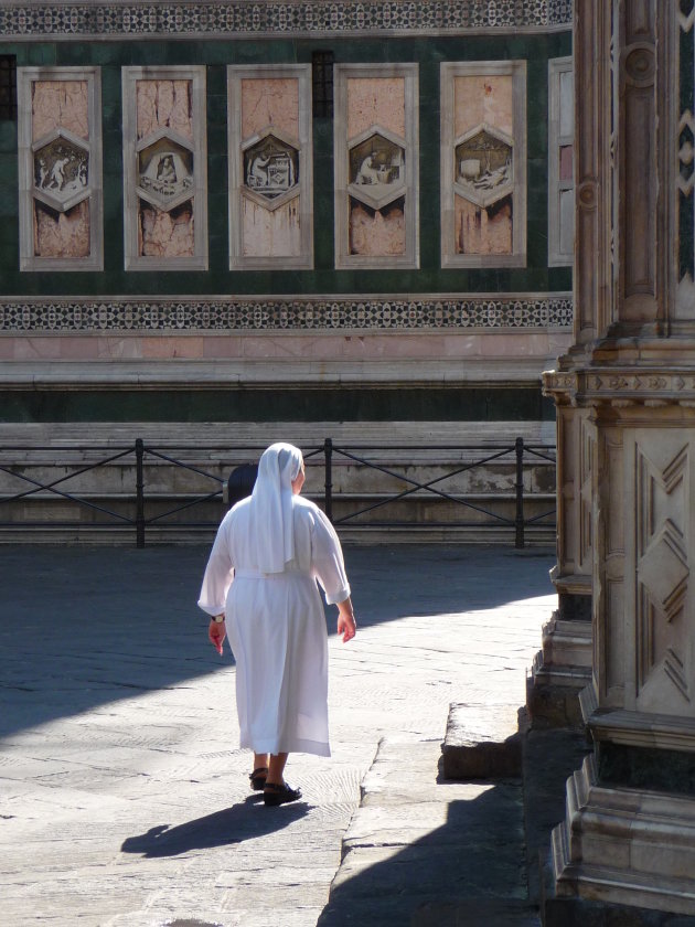 non op het Piazza del Duomo in Florence